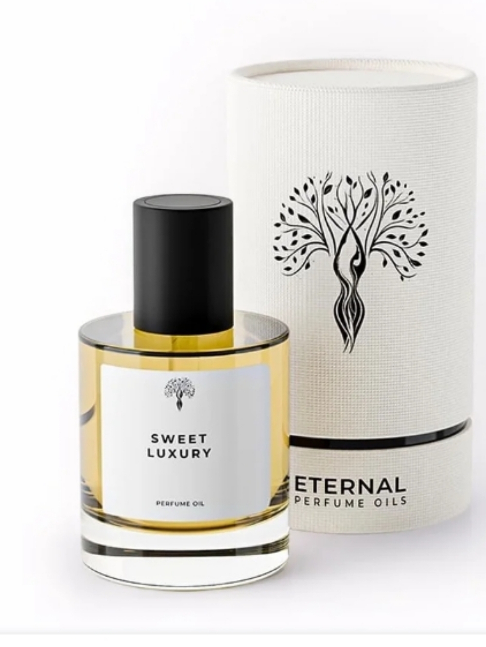 Eterna Sweet Luxury Perfume Oil - White & Gold